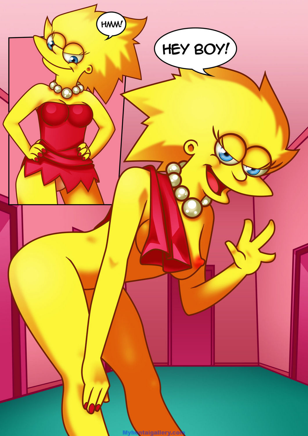 The Simpsons XXX - The Love Of Lisa Simpson Porn Comic - Page 002