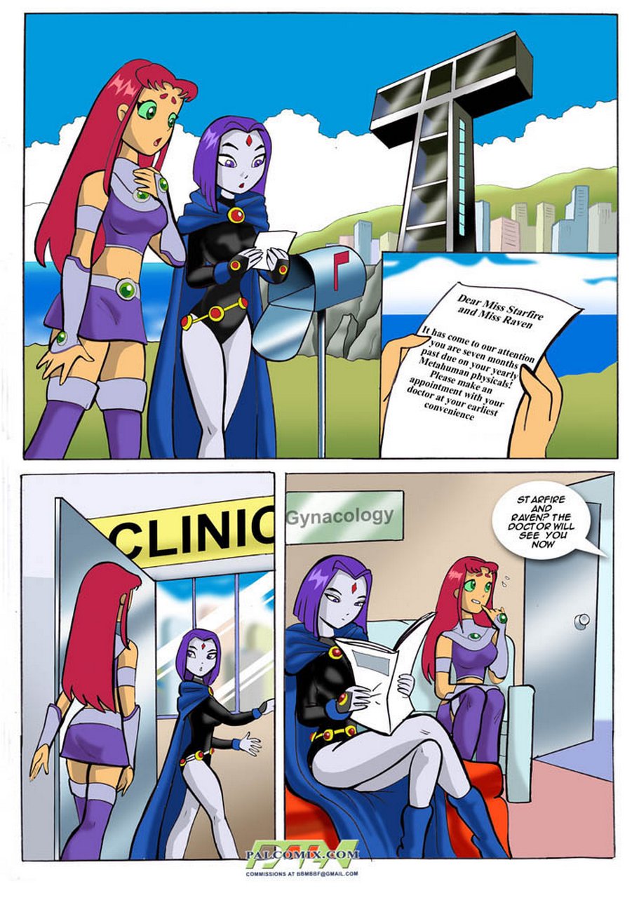 The Teen Titans Go To The Doctor Porn Comic - Page 002