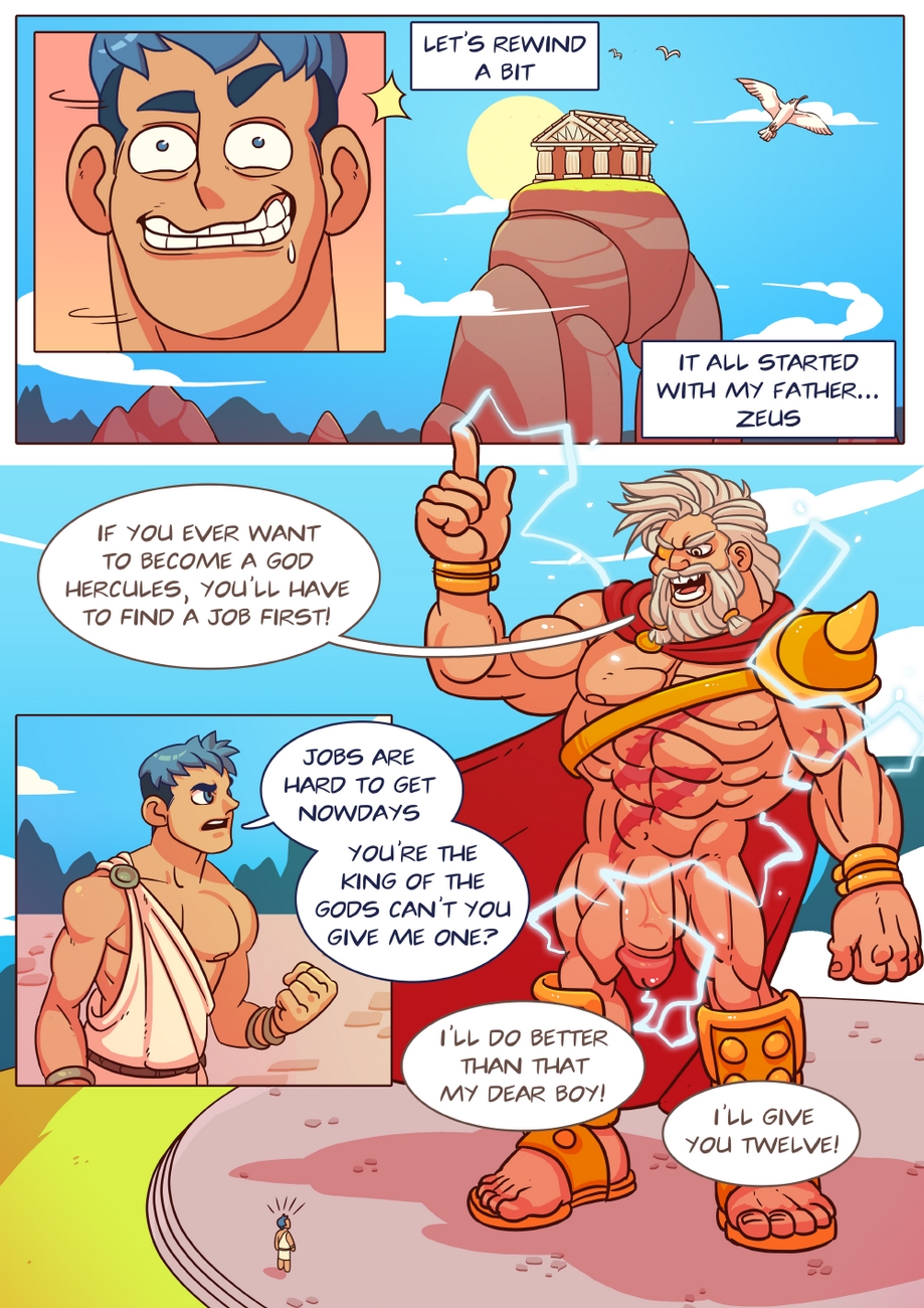 The Twelve Labors Of Hercules 1 - Nemean Lion Porn Comic - Page 002