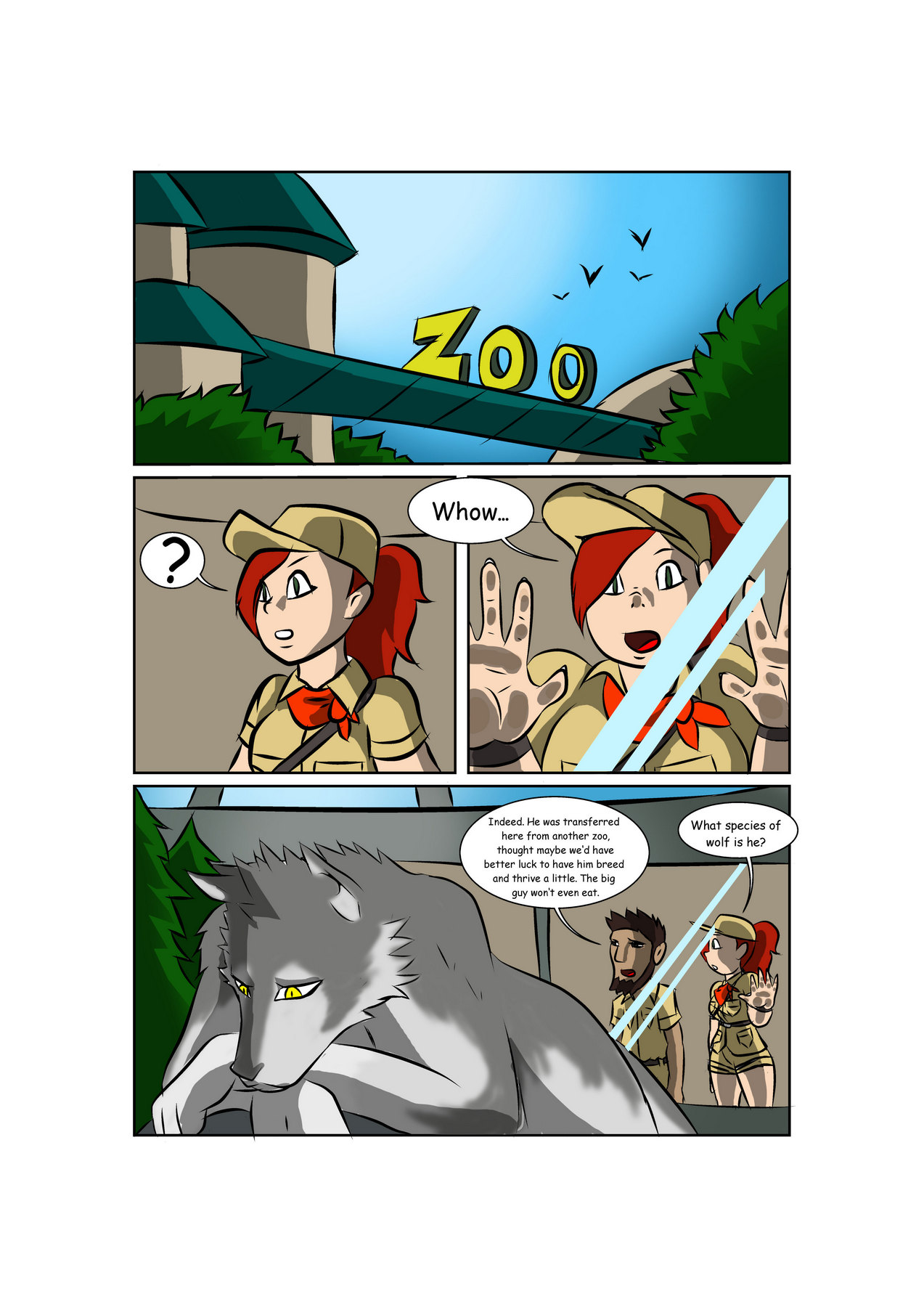 The Zookeeper Porn Comic - Page 002