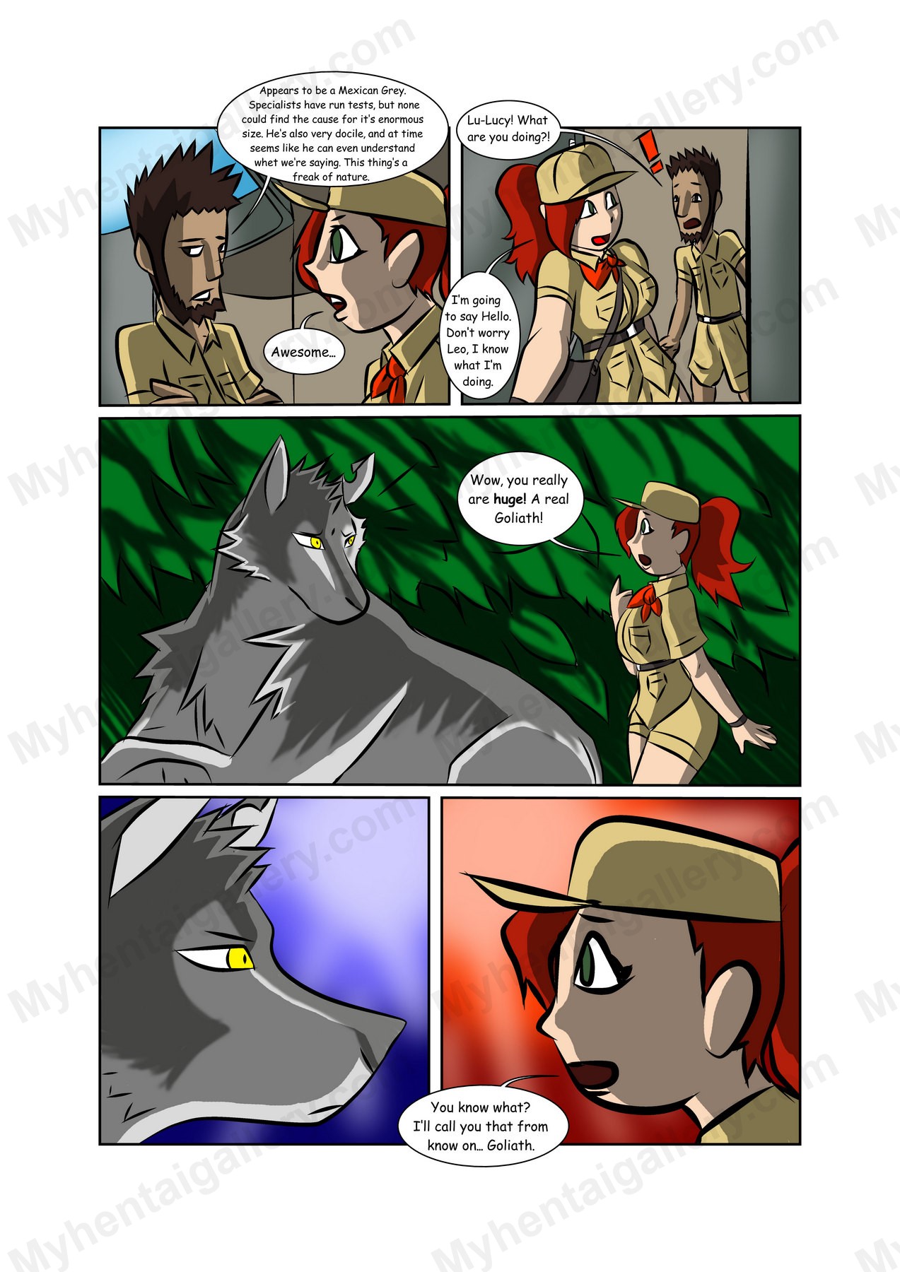 The Zookeeper Porn Comic - Page 003