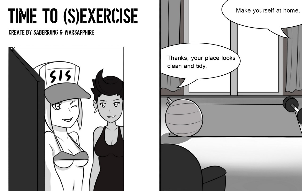 Time To (S)exercise Porn Comic - Page 001