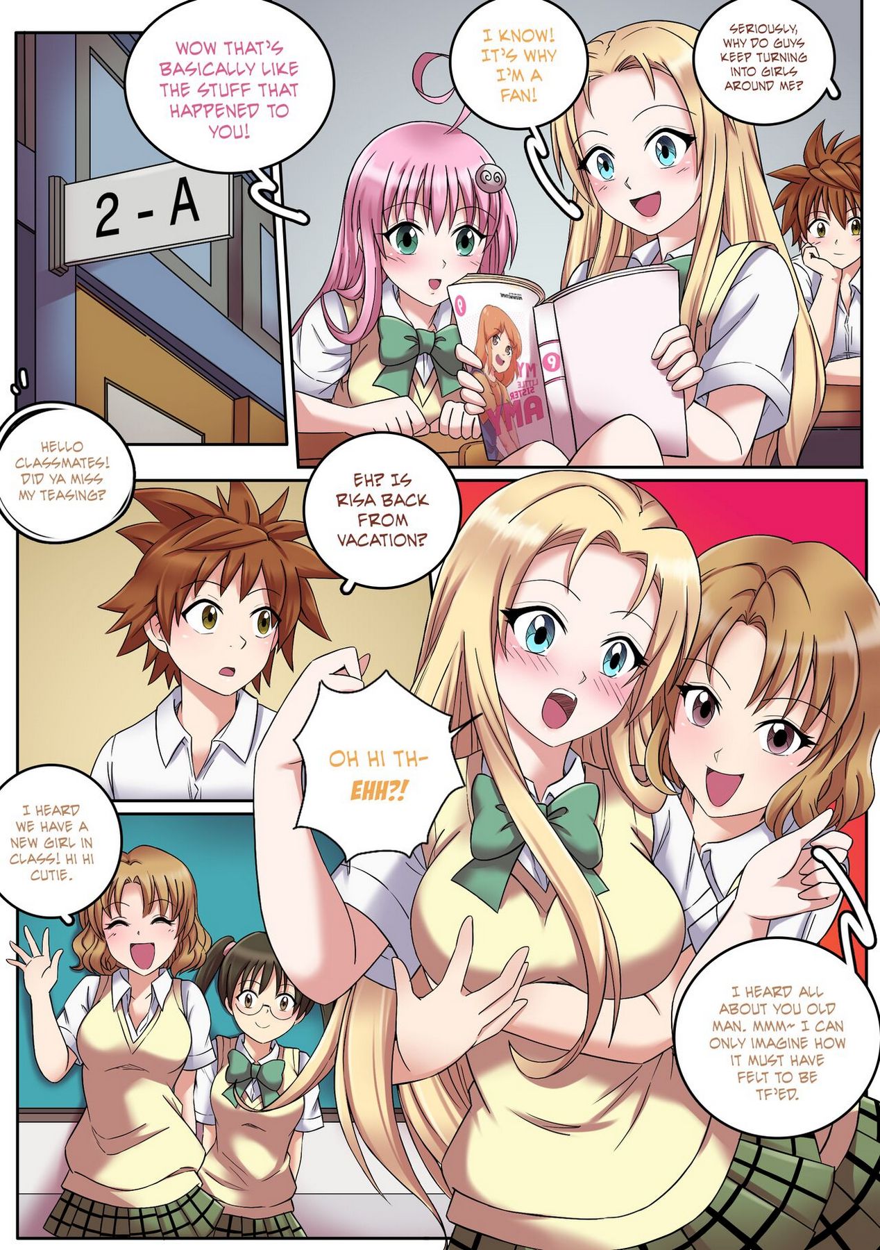 To Love Ru 2 Porn Comic - Page 002