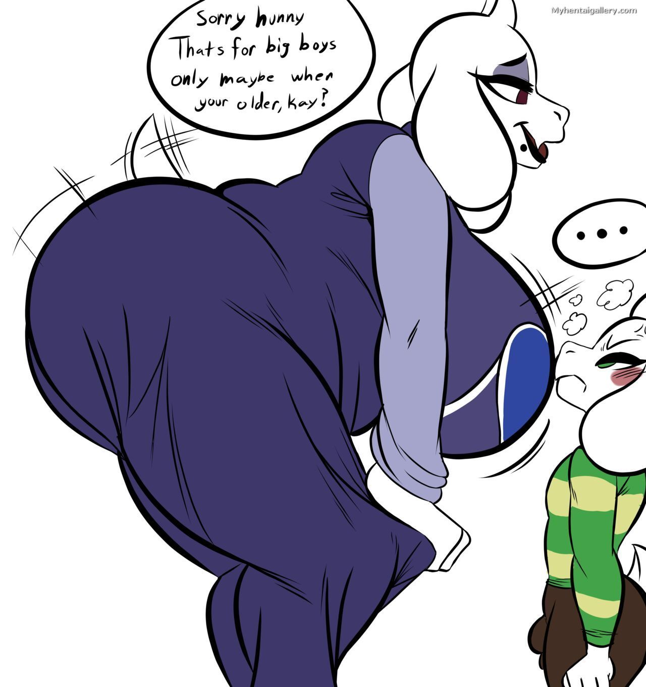 Toriel x Asriel Porn Comic - Page 001