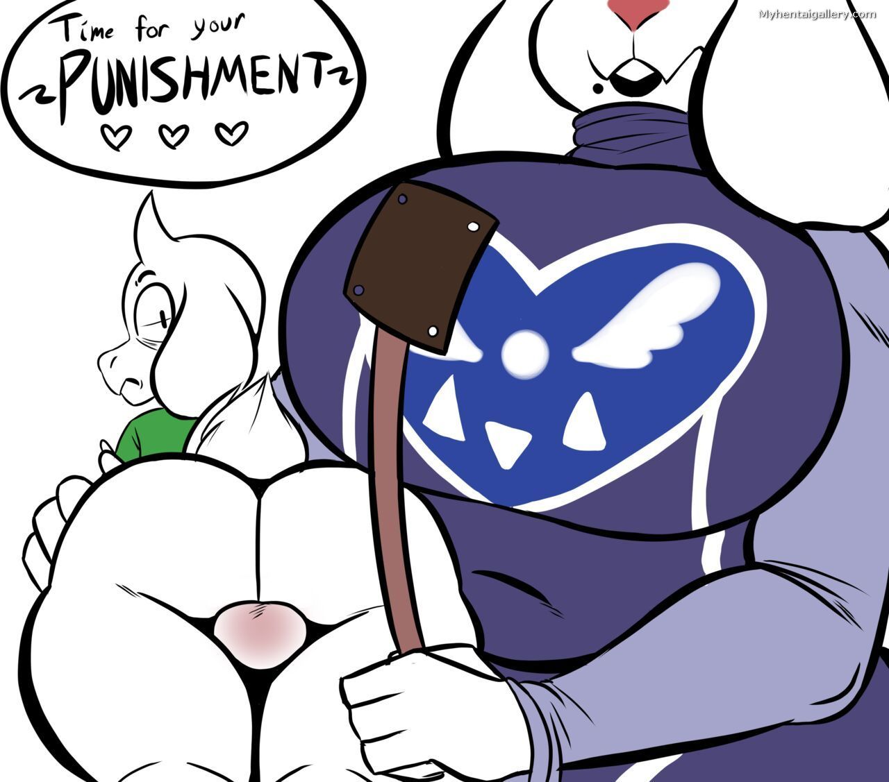 Toriel x Asriel Porn Comic - Page 006