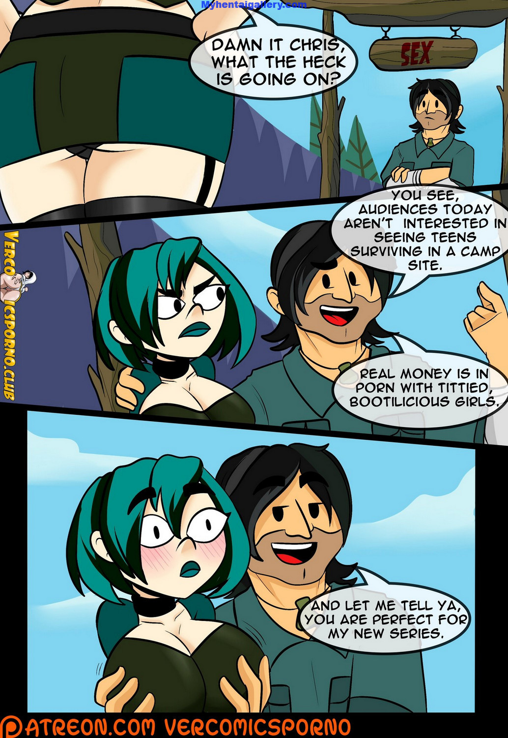 Total Drama - Lights, Camera, Sex! HD Hentai Porn Comic - 003