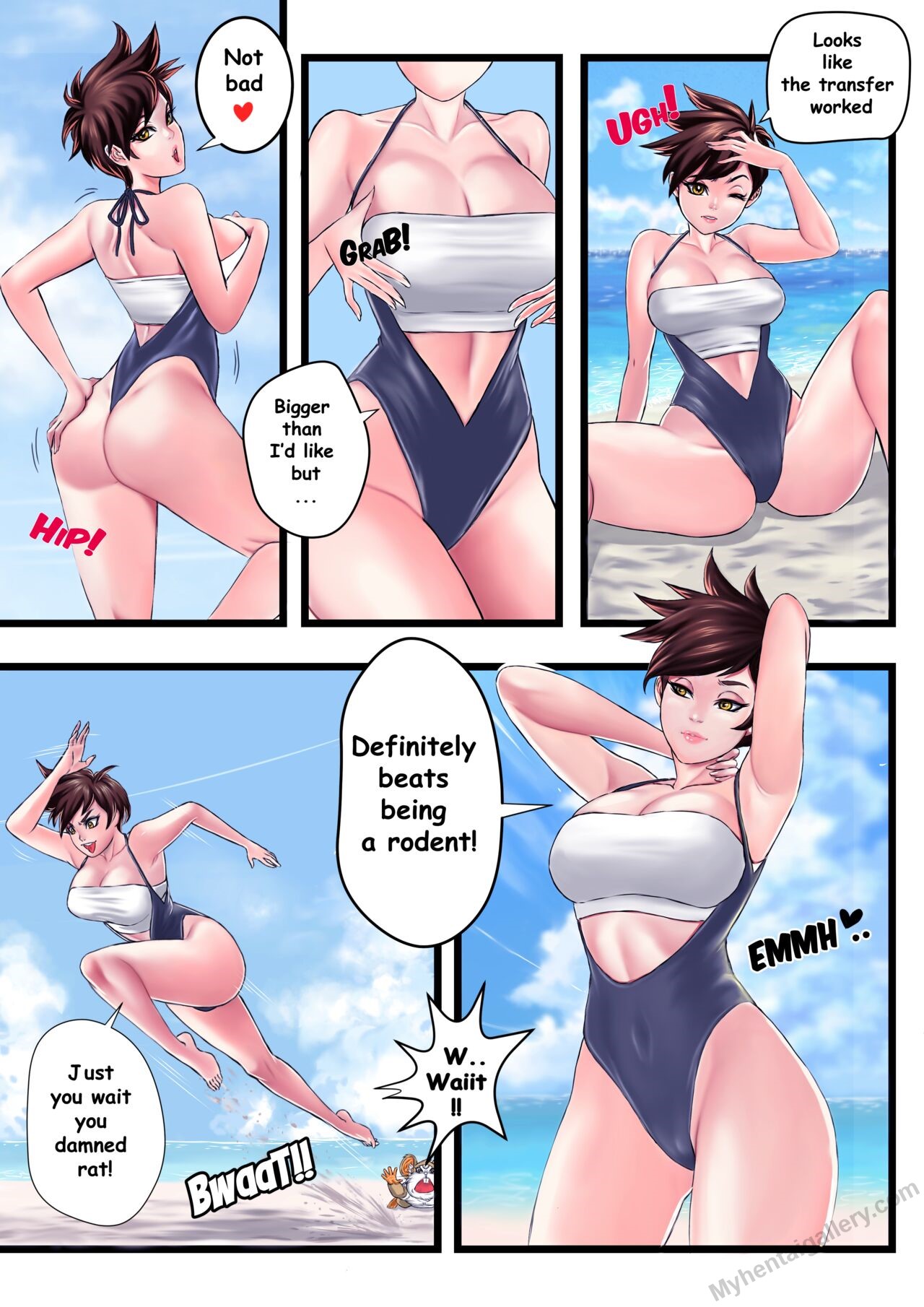 Tracer x Widow Body Swap - Hentai Comic | Porn Comic | Sex Manga - HentaiMy