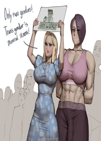 350px x 490px - Trans vs Tradwife Hentai HD Porn Comic - My Hentai Comics