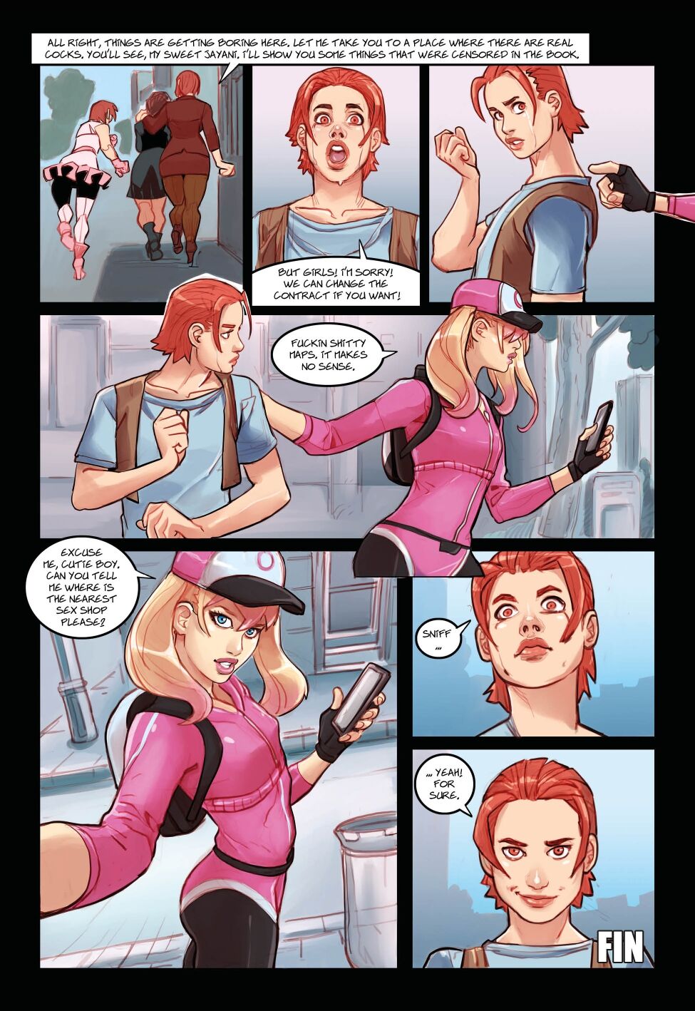 Transexual Education Porn Comic - Page 021