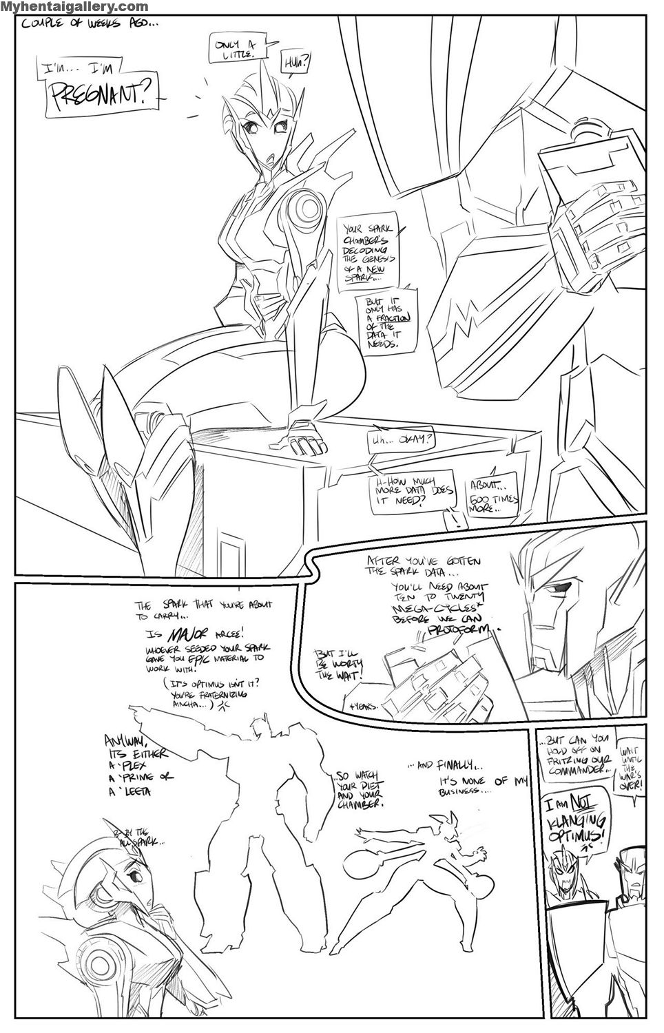 Transformers Go Porn Comic - Page 001