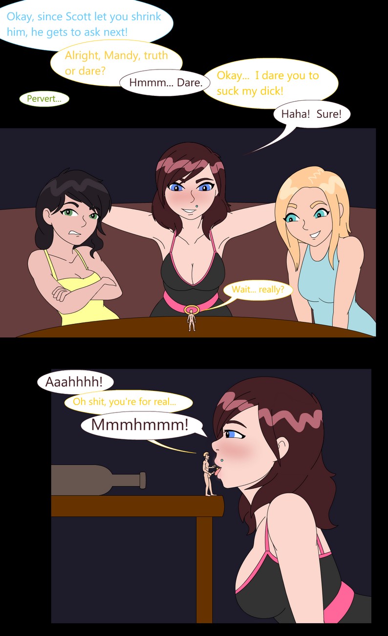 Truth Or dare Porn Comic - Page 001