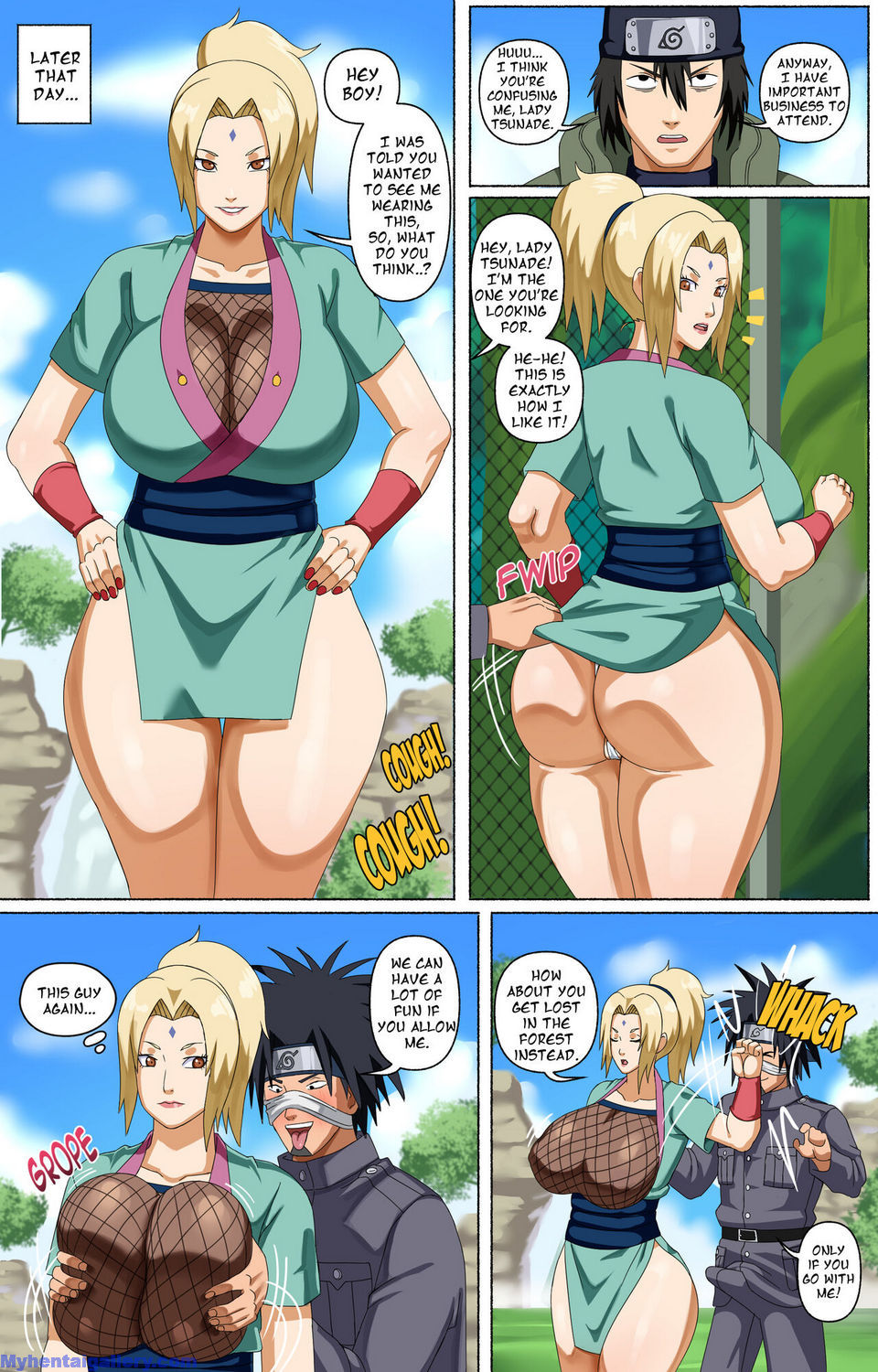 Tsunade And Her Assistants Porn Comic - Page 016