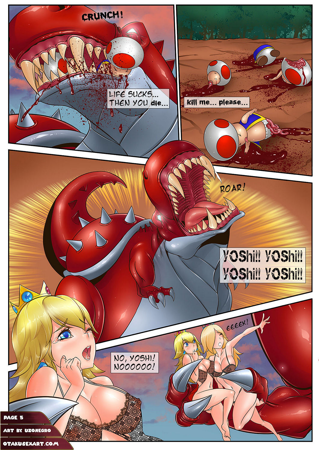 Two Princesses One Yoshi 2 - Wrath Of The Dinosaur Porn Comic - Page 06