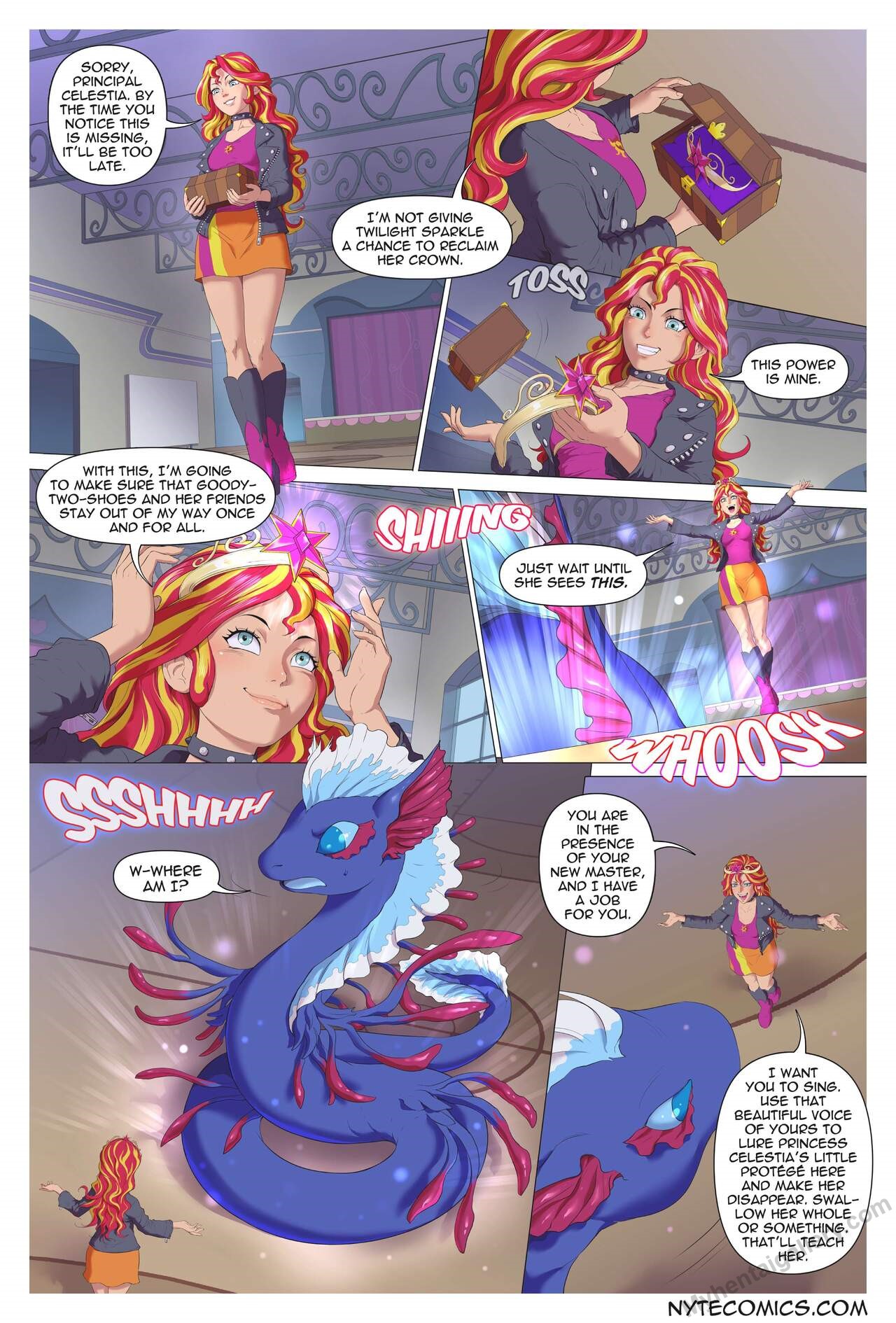 Vore Is Magic - Sunset Shimmer HD Hentai Porn Comic - 002_6