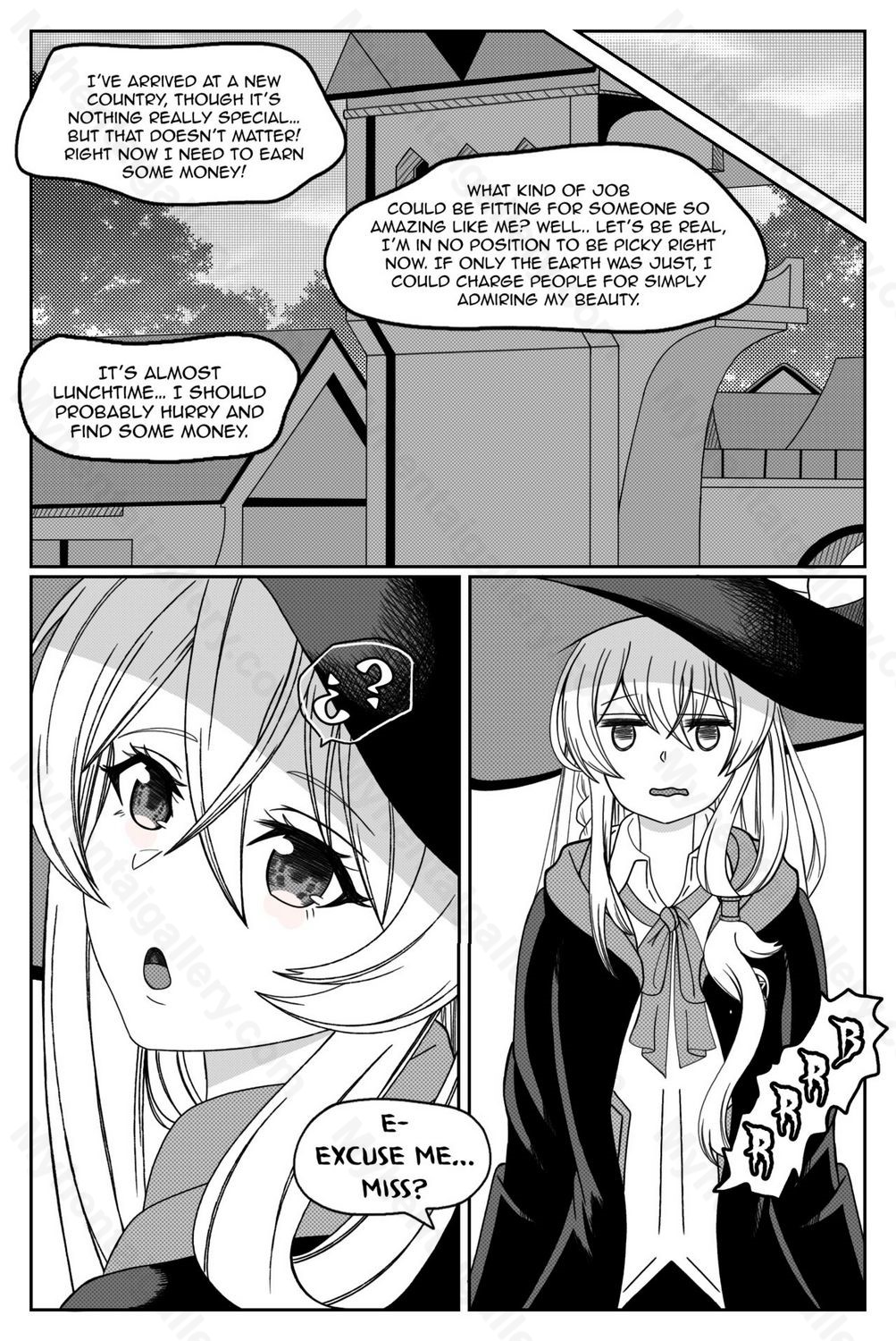 Wandering Witch - The Journey Of Elaina - Eleina Needs Money Porn Comic -  Page 003