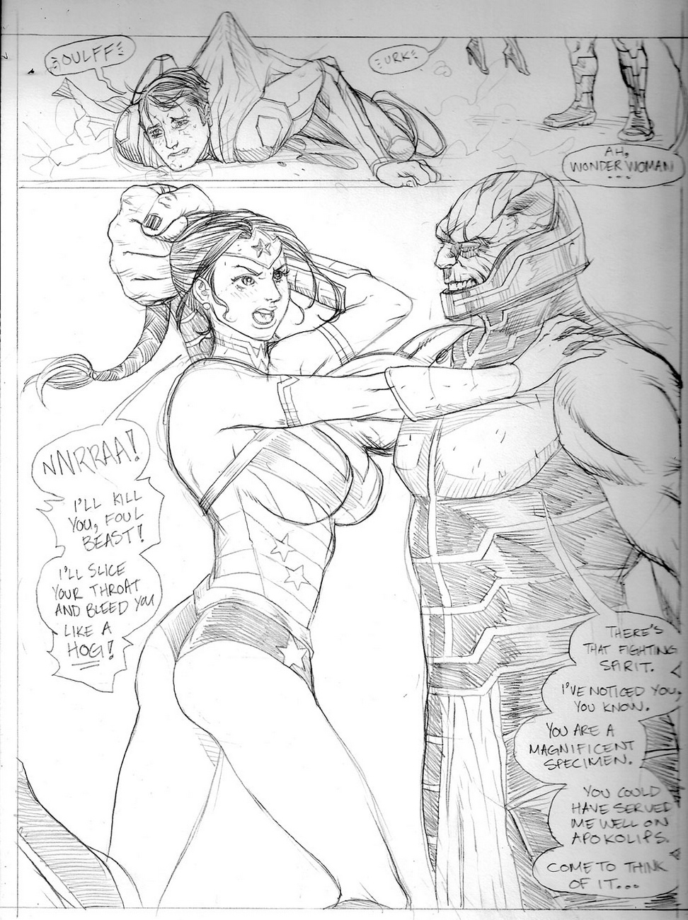 Whores Of Darkseid 1 - Wonder Woman Porn Comic - Page 009