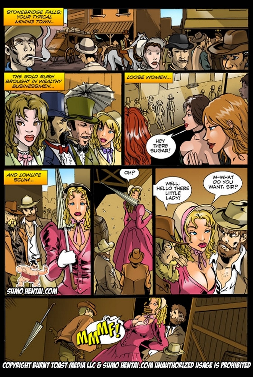 Wild Wild West Porn Comic - Page 002