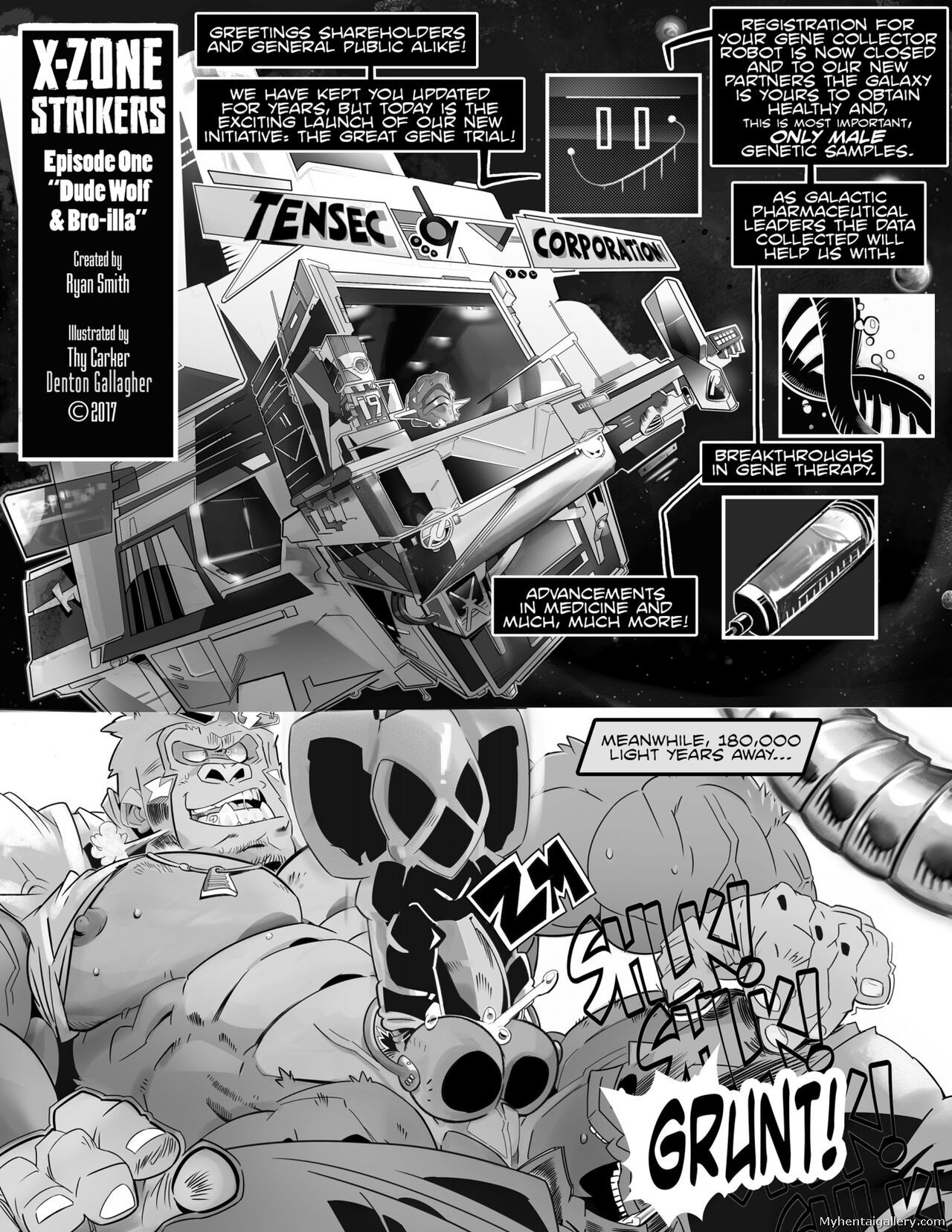 Illa Porn - X-Zone Strikers 1 - Dude Wolf & Bro-Illa Porn Comic - Page 002