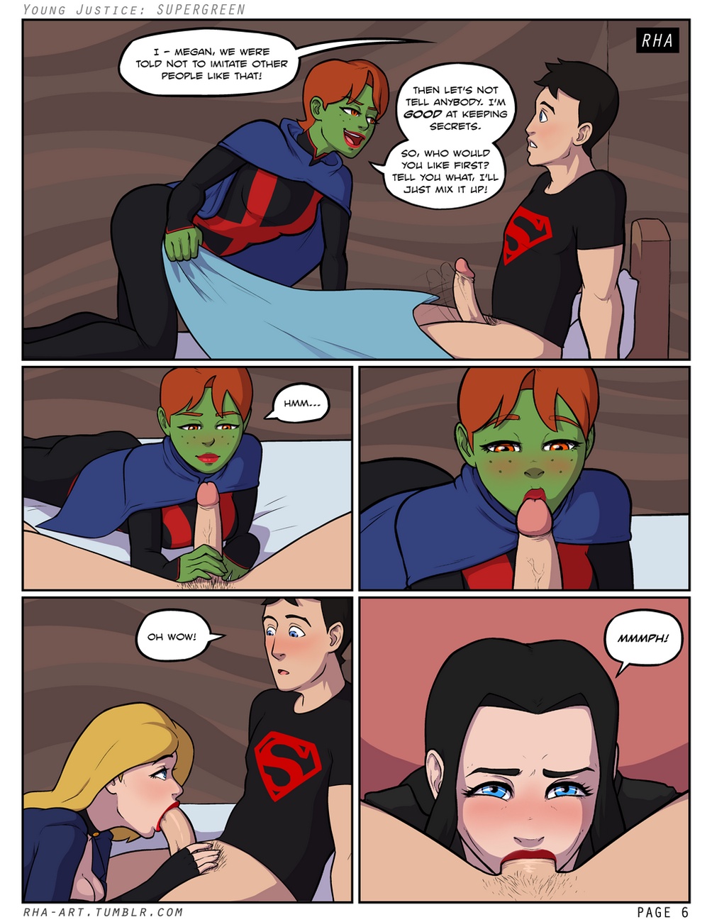 Young Justice - Supergreen HD Hentai Porn Comic - 007