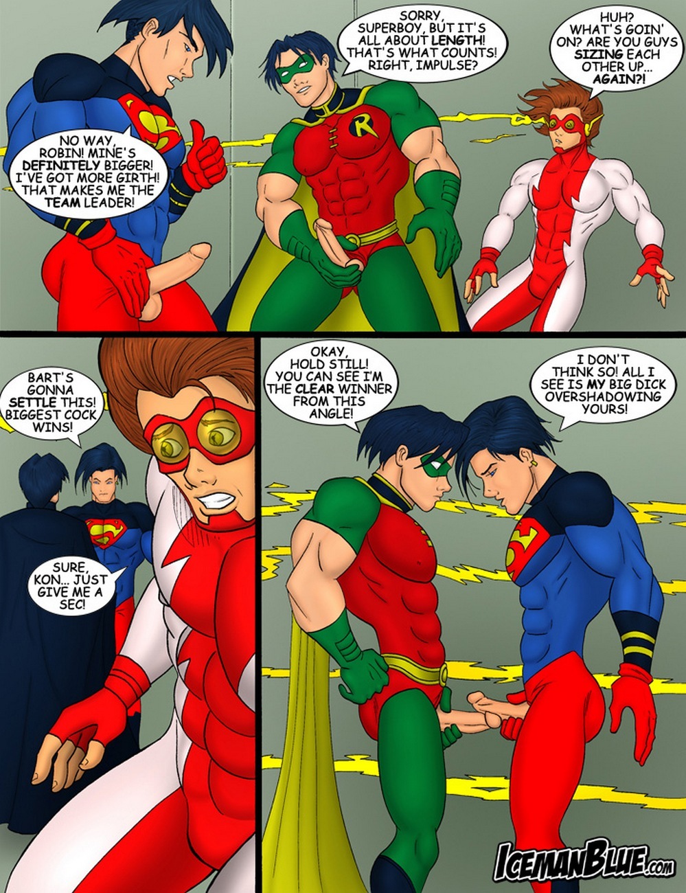 Young Justice Porn Comic - Page 002