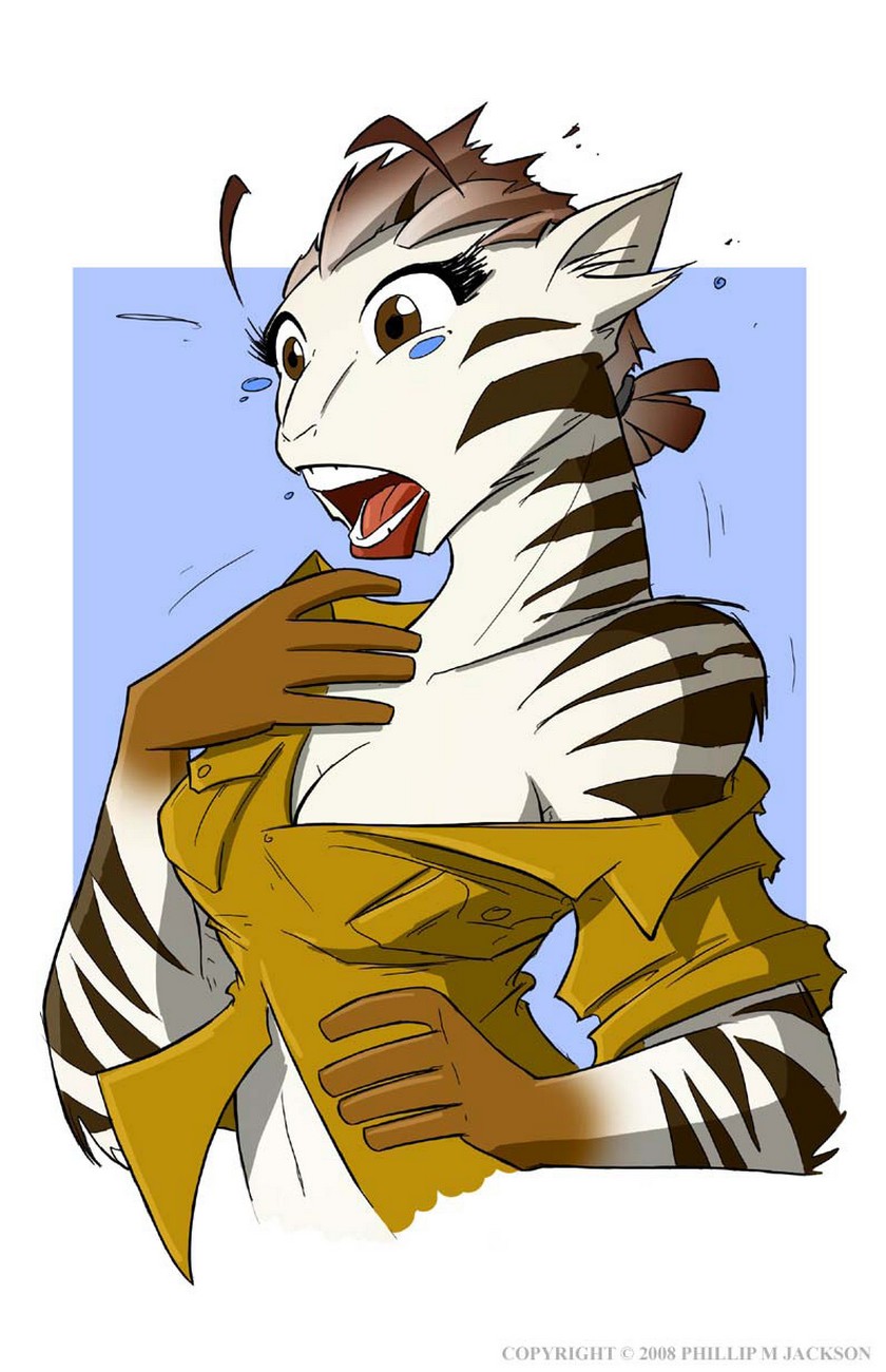 Zebra Zoo-Girl HD Hentai Porn Comic - 006