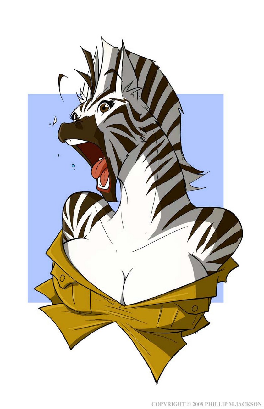 Zebra Zoo-Girl HD Hentai Porn Comic - 008