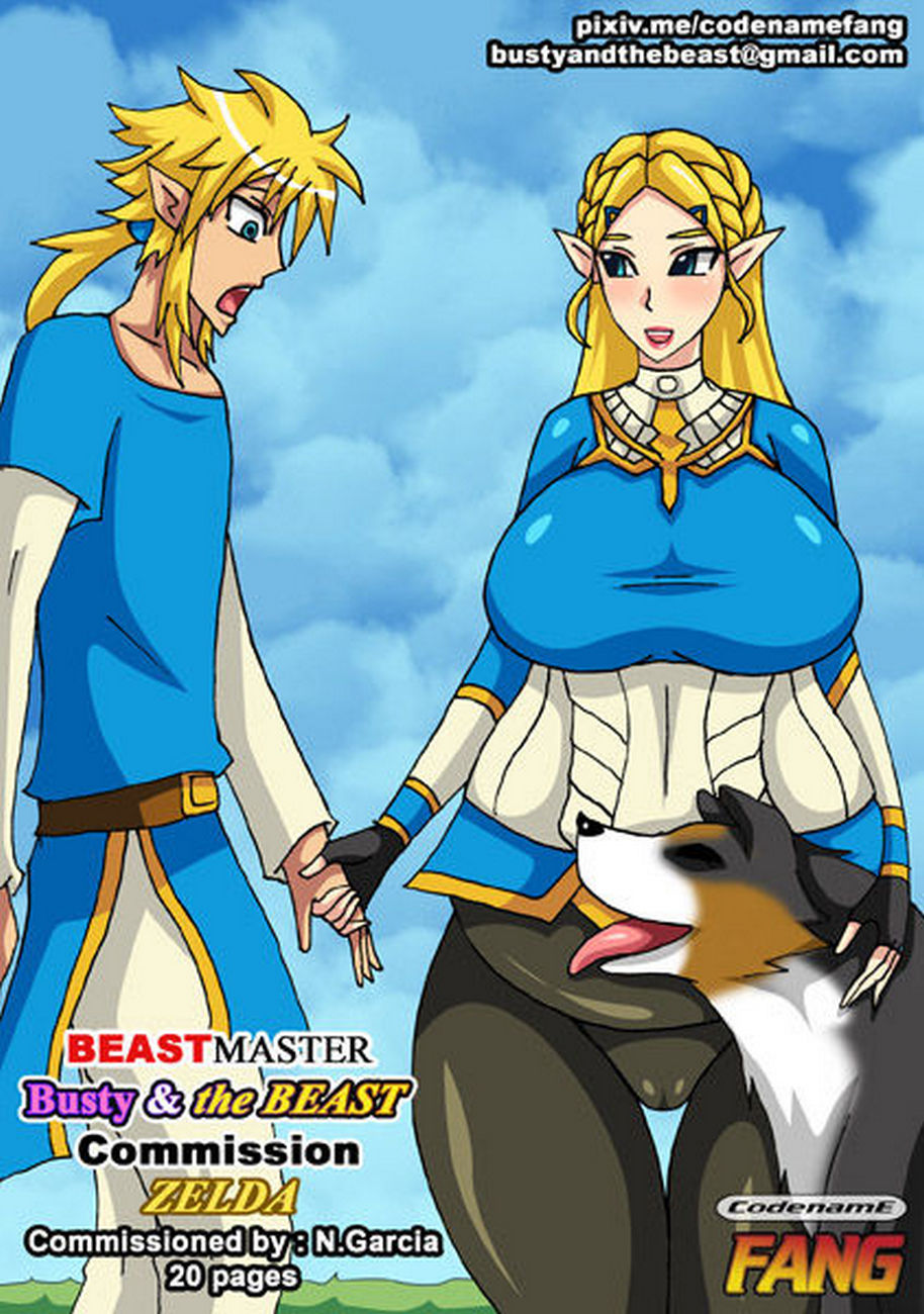 Zelda x Dog Porn Comic - Page 001