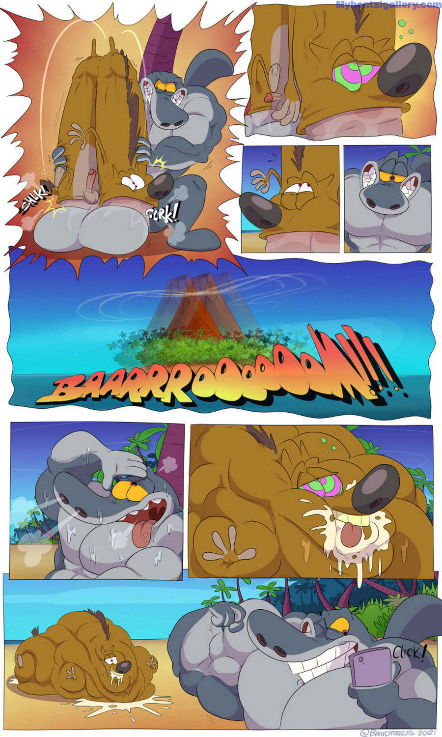 Zig & Sharko HD Hentai Porn Comic - 006