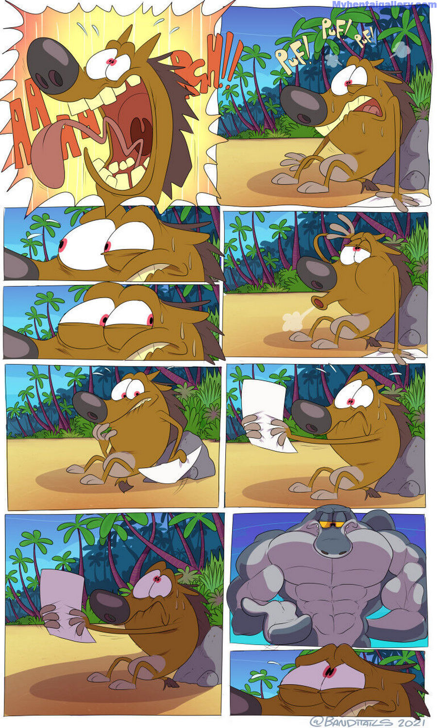 Zig & Sharko Porn Comic - Page 010